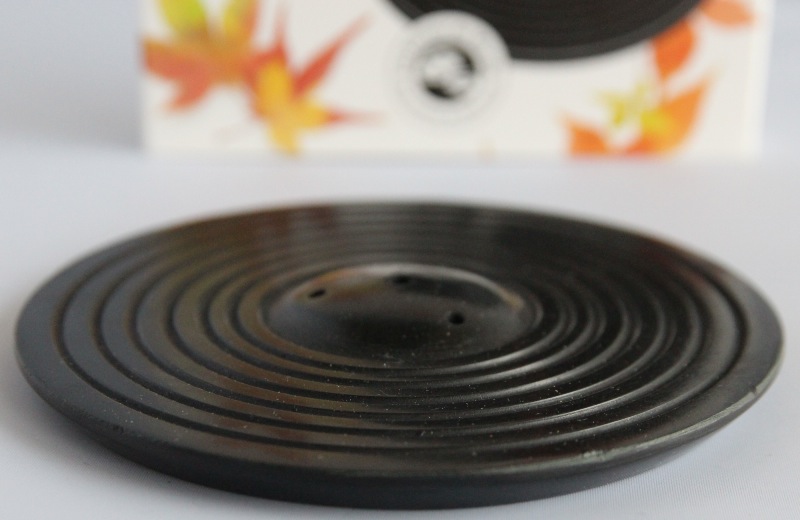 Incense Burner Izumo Black Natural Stone