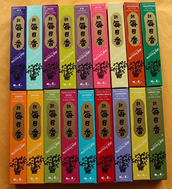 All varieties of Nippon Kodo's Morning Star Incense in 50 Stick packs All varieties of Nippon Kodo's Morning Star Incense in 50 Stick packs