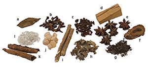 Japanese incense ingredients, roots, barks, flowers and aromatic plants Japanese incense ingredients, roots, barks, flowers and aromatic plants